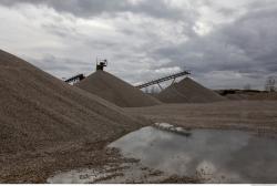 Background Gravel Quarry